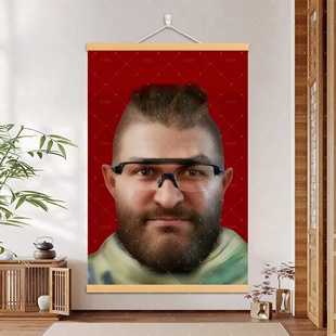 三角洲行动乌鲁鲁堵桥全家福周边装饰画壁画挂画宿舍客厅遮挡画布