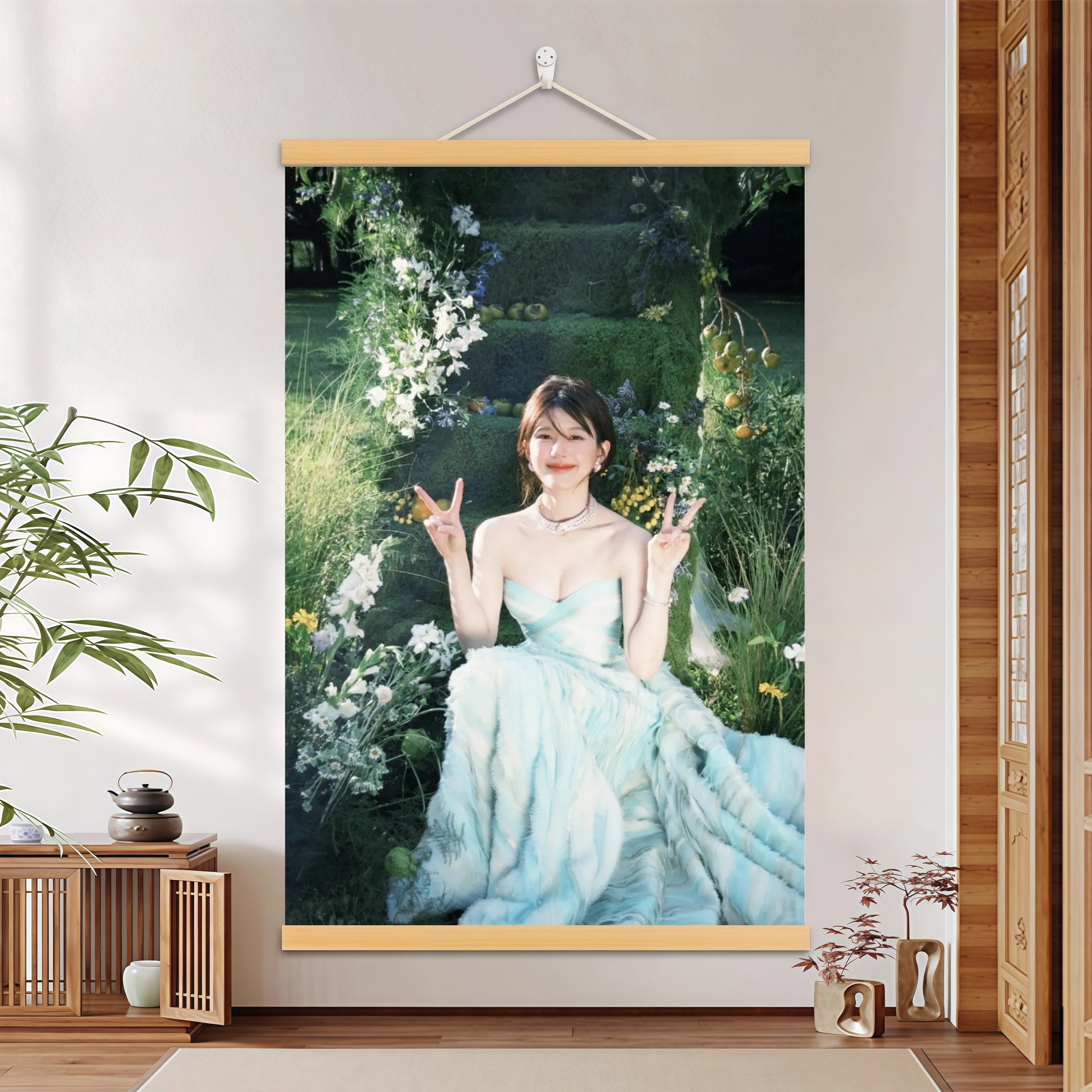 赵露思周边粉丝应援装饰画挂画宿舍客厅墙面沙发背景海报画布,家居饰品,现代装饰画,淘宝优惠券,粉丝福利购,淘宝优惠卷