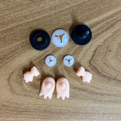 拉布布1-3代17cm娃娃手脚配件