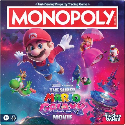 超级马里奥银河电影版大富翁棋桌游家庭聚会游戏玩具正版 Mario