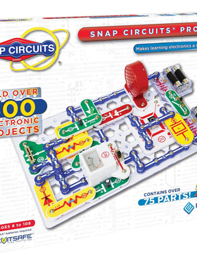 组装建构电路工程项目太阳能实验STEM科学玩具正版 Snap Circuits