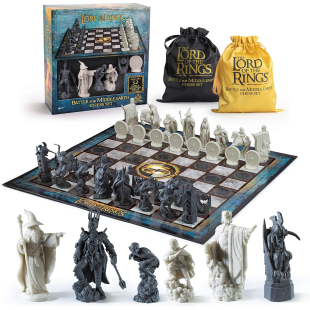 指环王魔戒中土大战国际象棋精雕棋子正义邪恶之战玩具正版 Lord
