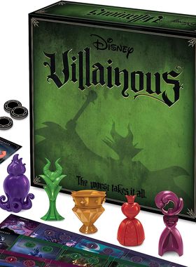 迪士尼恶人系列强手棋棋盘游戏扩充包玩具正品 Disney Villainous