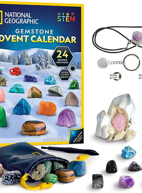 国家地理圣诞新年倒数日历宝石收藏科学玩具正品 Advent Calendar