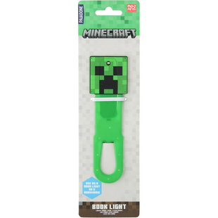 我的世界苦力怕书籍阅读灯书签LED照亮官方玩具正版 Minecraft