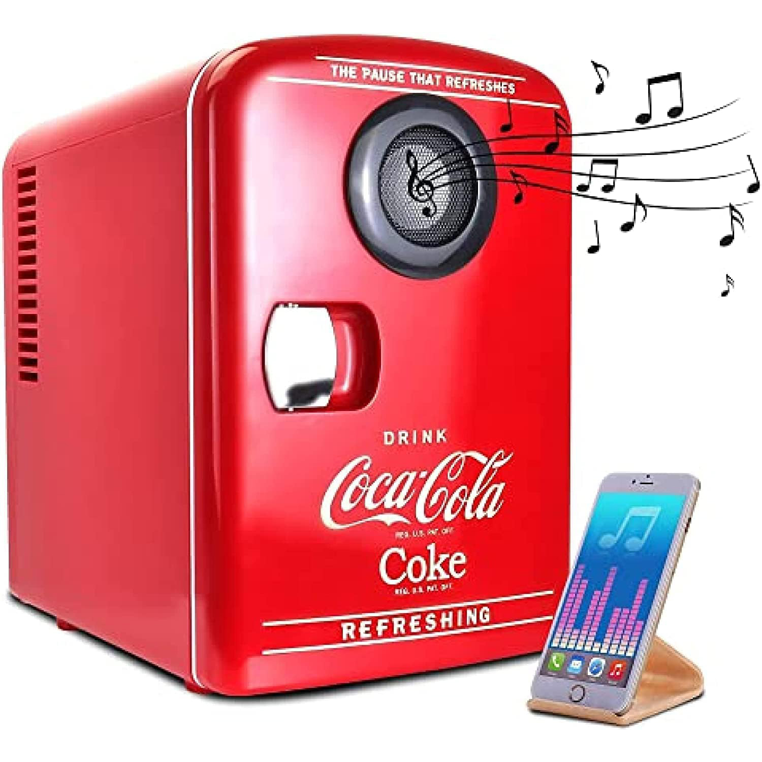经典可口可乐迷你冰箱蓝牙音箱便携冷藏保温箱玩具正版 CocaCola