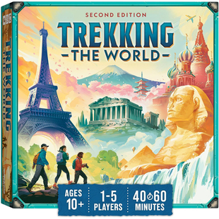 徒步旅行追蹤世界历史国家公园家庭桌面游戏玩具正版 Trekking