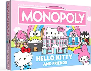 凯蒂猫与朋友大富翁强手棋桌面游戏玩具正品 Kitty Monopoly Hello