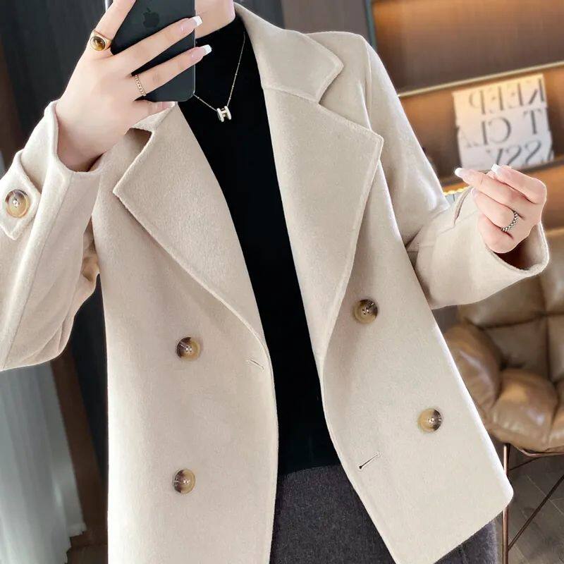 毛呢外套女士洋气呢子大衣秋