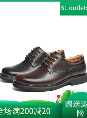 百丽男鞋商务鞋2025春季新款牛皮革商务鞋正装皮鞋新郎鞋A1814AM5