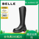 百丽弹力瘦瘦靴圆头厚底长筒女靴B8R1 国内专柜正品 2024冬款 B8R1D