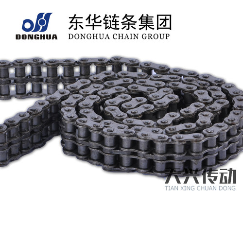 双排东华自强链条20B24B28B32B-2机械传动滚子工业输送链条接头寸