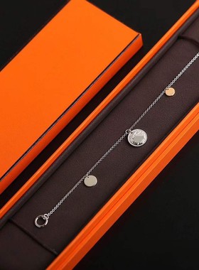 CNC精雕流苏硬币手链V金欧美女款