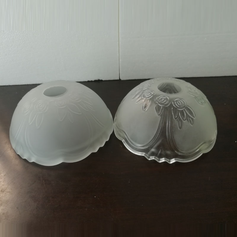 磨砂玻璃灯罩外壳E27普通螺口灯罩欧式客厅吸顶吊灯透明酸洗灯罩