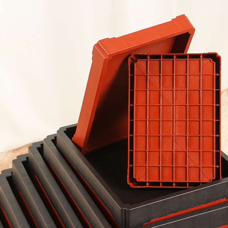 花盆接水盘长方形磨砂托盘奇石摆件底托花架透气储水底座耐磨包邮