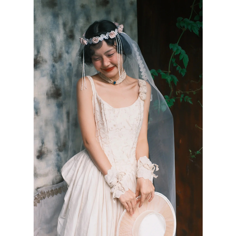 法式复古轻婚纱新娘高级感轻奢