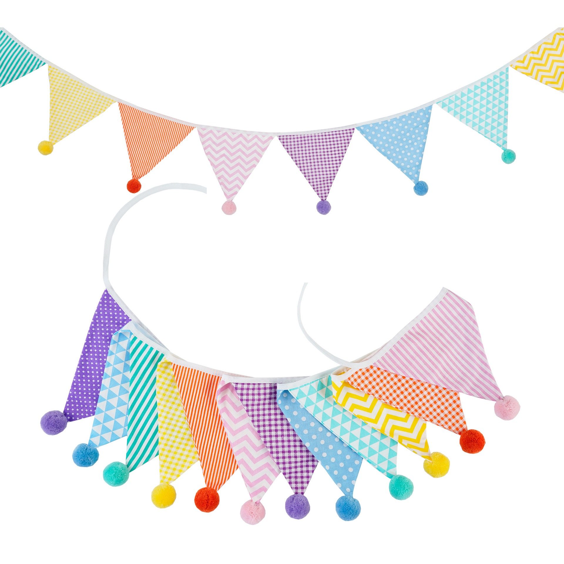 棉布三角旗拉花串旗帐篷旗