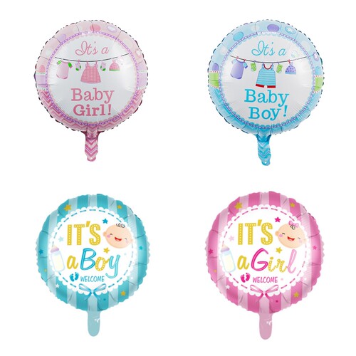 BOY OR GIRL 宝宝性别揭示迎婴派对气球 BABY SHOWER