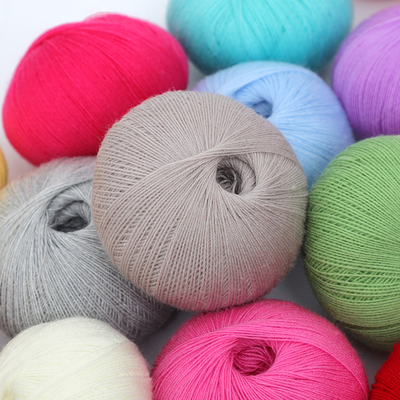 开司米细毛线手工编织宝宝毛衣diy帽子围巾腈纶线马海毛伴侣配线