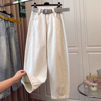 百搭不挑人~巨显瘦弯刀牛仔裤~~