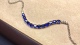 4mm 主石尺寸3 天然斯里兰卡蓝宝石手链 主石5A级蓝宝石