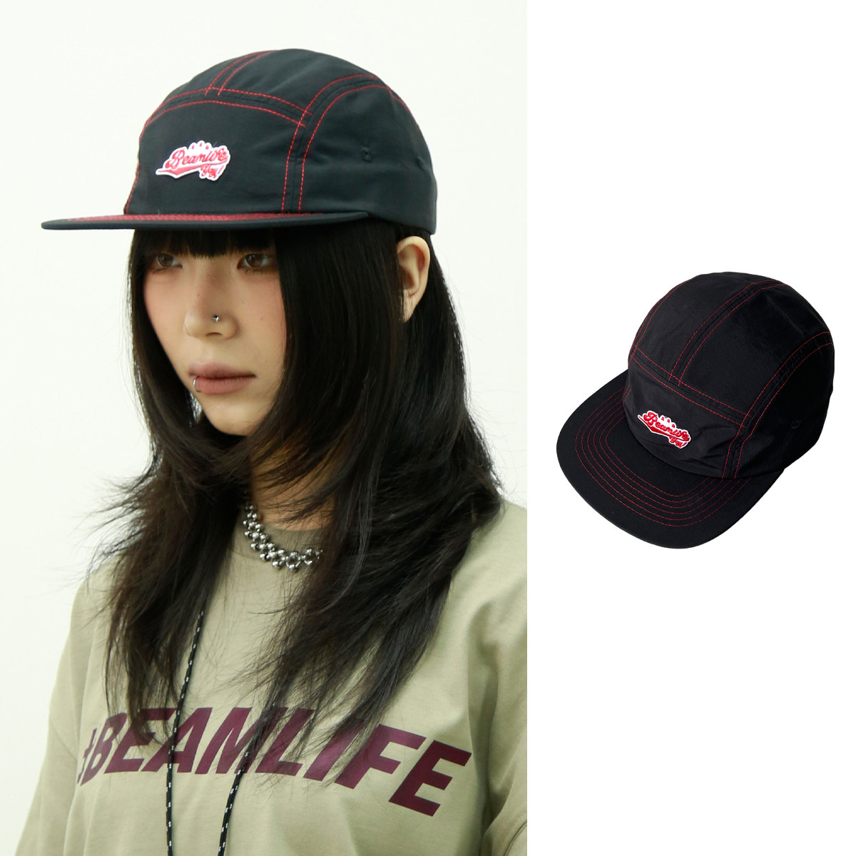 美式复古字母软顶棒球帽男女情侣街头速干平檐帽嘻哈鸭舌帽子潮牌