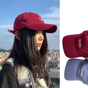 BEAMLIFE夏季 嘻哈街头软顶刺绣字母可调节鸭舌棒球帽 复古撞色韩版
