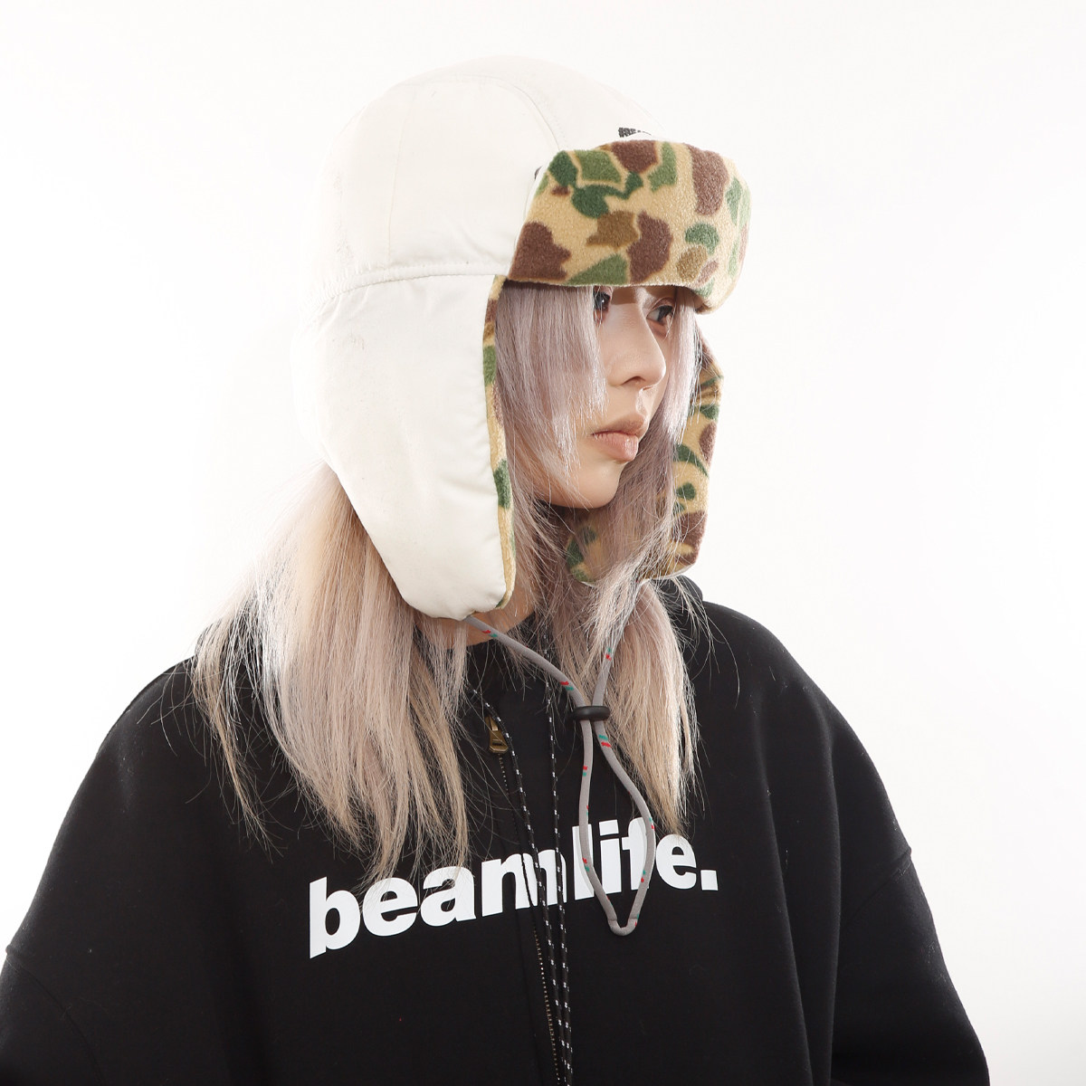 迷彩加厚保暖雷锋帽防风护耳帽