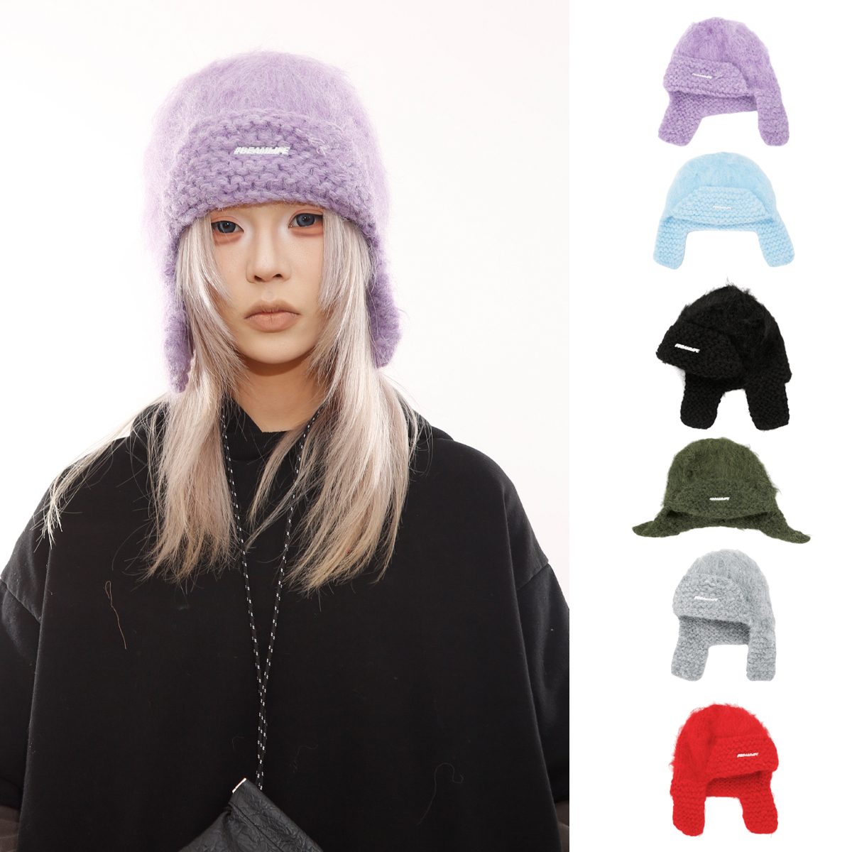 多巴胺保暖毛绒手工护耳雷锋帽