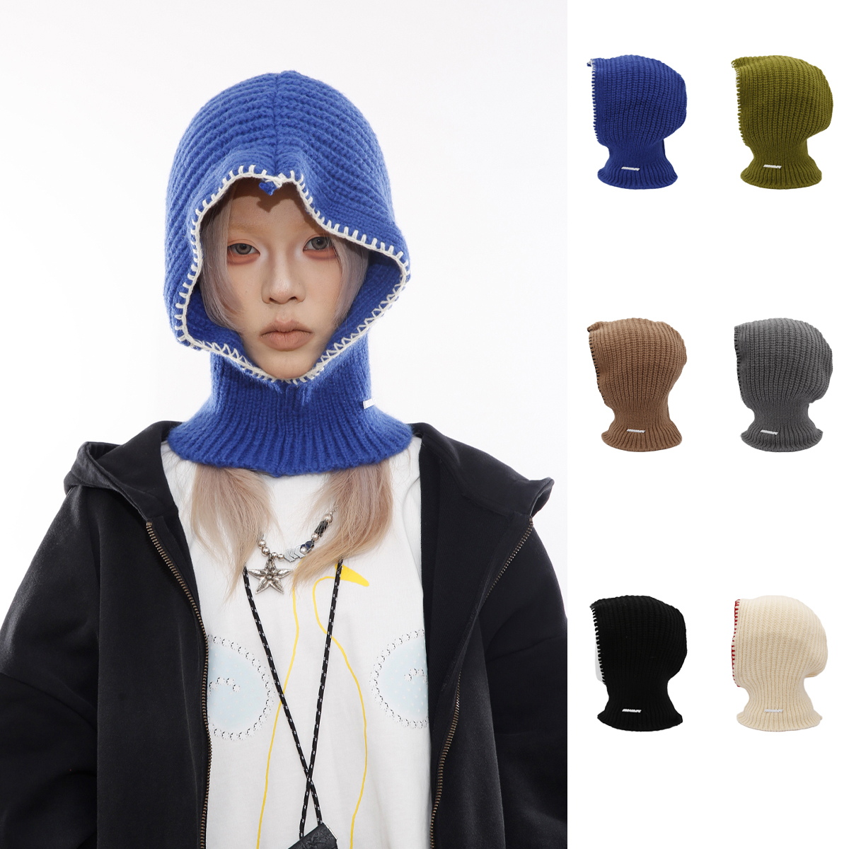 韩版护耳套头帽巴拉克拉法帽子