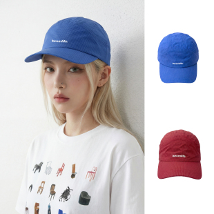 BEAMLIFE26SS原创多巴胺速干户外露营弯檐鸭舌棒球帽子男女帽子潮