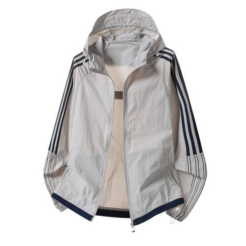 冰丝防晒衣男女外套夏季薄款拼接情侣防晒服休闲户外登山骑行钓鱼
