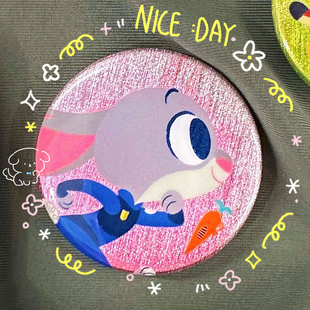 朱迪尼克吧唧徽章马口铁痛包挂饰二次元 谷子周边同人自制