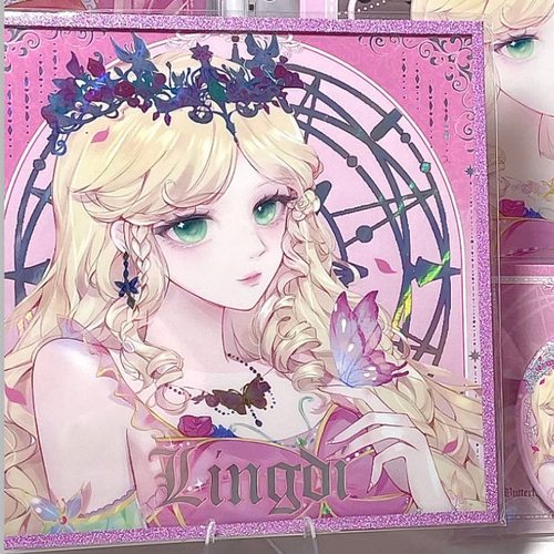 缔灵爱 灵帝周边二次元谷子自制同人谷双闪吧唧徽章色纸礼物