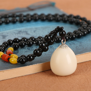 佛心果菩提成品老果项链吊坠毛衣链民族风男女款 情侣配饰挂件23mm