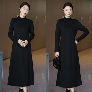 中年妈妈春装连衣裙2025新款中老年女装春夏季洋气新中式雪纺裙子