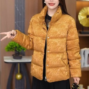 中老年人女装棉袄妈妈冬装外套2026新款棉服短款加厚保暖洋气棉衣