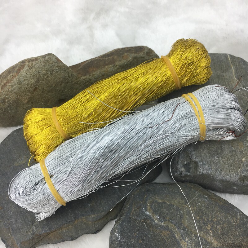 珠宝翡翠金银色特细标签首饰玉器挂线服装吊牌金银线挂牌装饰捆绑