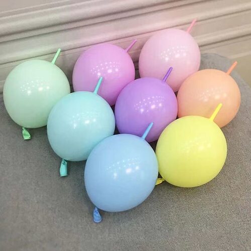 气球尾巴球结婚布置生日装饰10寸