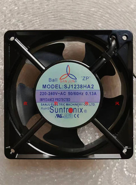 三巨SJ1238HA2 220V双滚珠轴承控制柜轴流散热风机仪表风扇12公分
