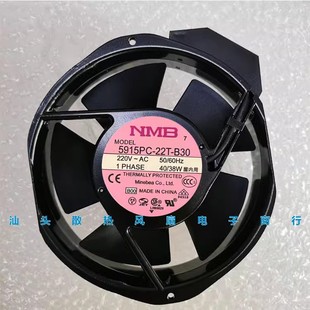 17238 5915PC NMB B30全新原装 AC220V变频器UPS散热风扇风机 22T
