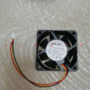 05W DC24V B69 NMB风机6025 0.17A变频器散热风扇 全新原装 2410ML