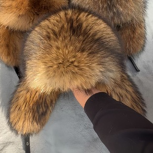 雷锋帽冬天加厚保暖皮草帽子环保貉子毛东北全毛霸王帽冬季潮男女