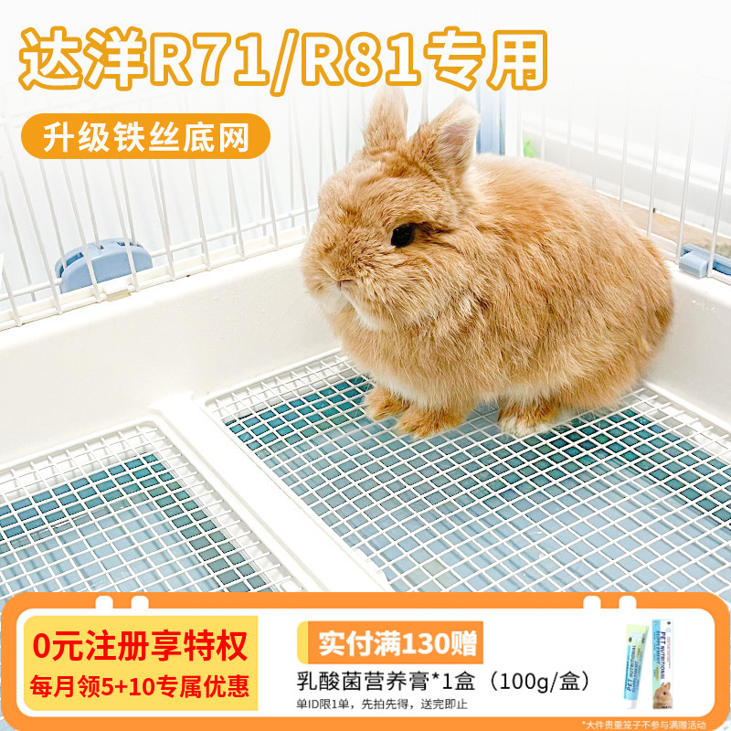 达洋兔笼原厂升级铁丝底网r81r71