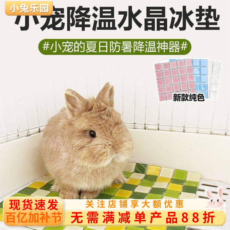 兔子冰垫消暑冰垫龙猫降温用品宠物降温板散热仓鼠荷兰猪兔子冰窝