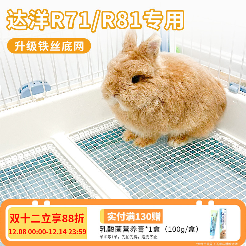 达洋兔笼原厂升级铁丝底网r81r71
