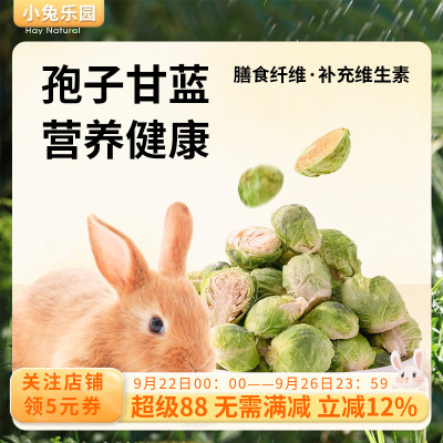 兔子零食孢子甘蓝冻干专用磨牙