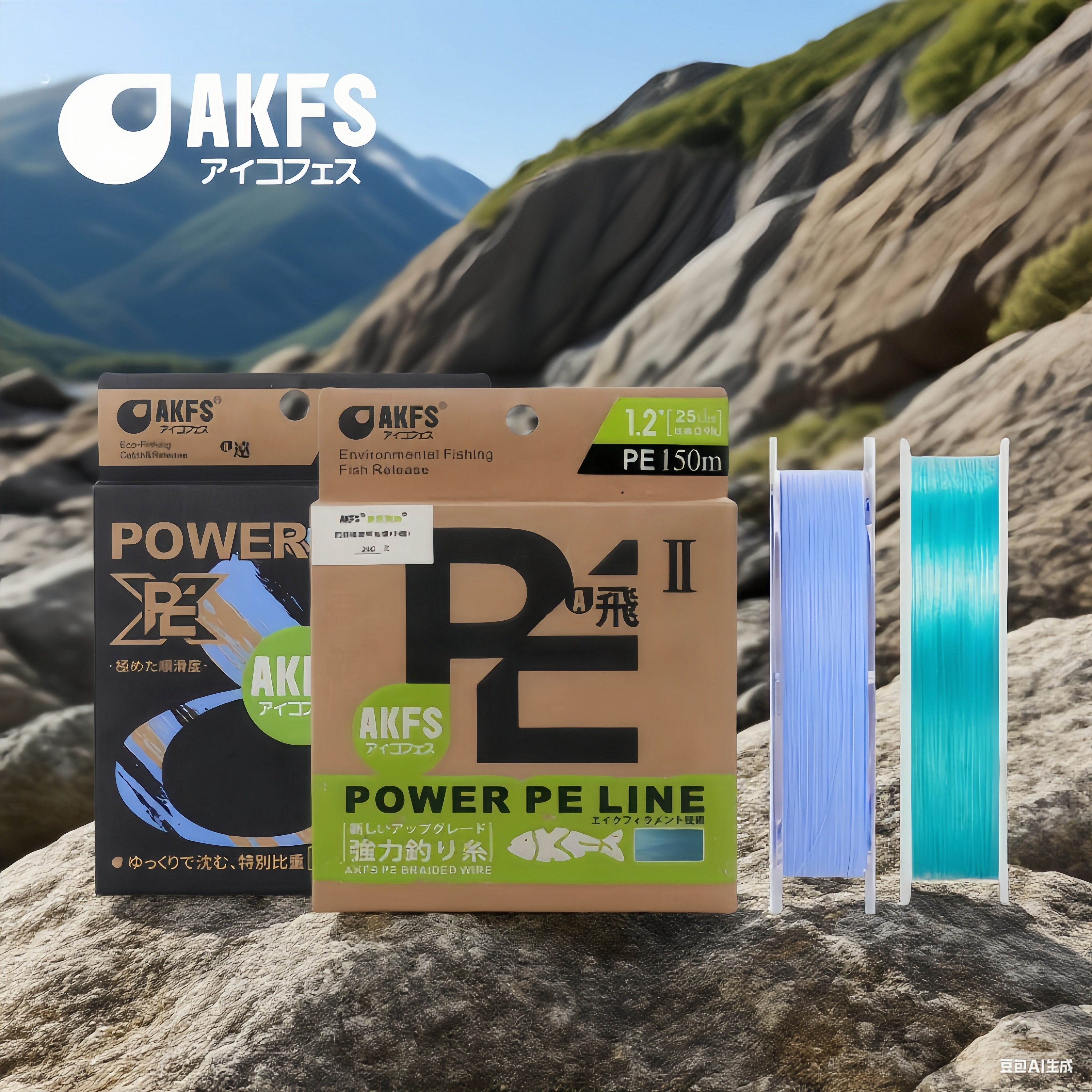 AKFS爱克飞二代远系列路亚PE线