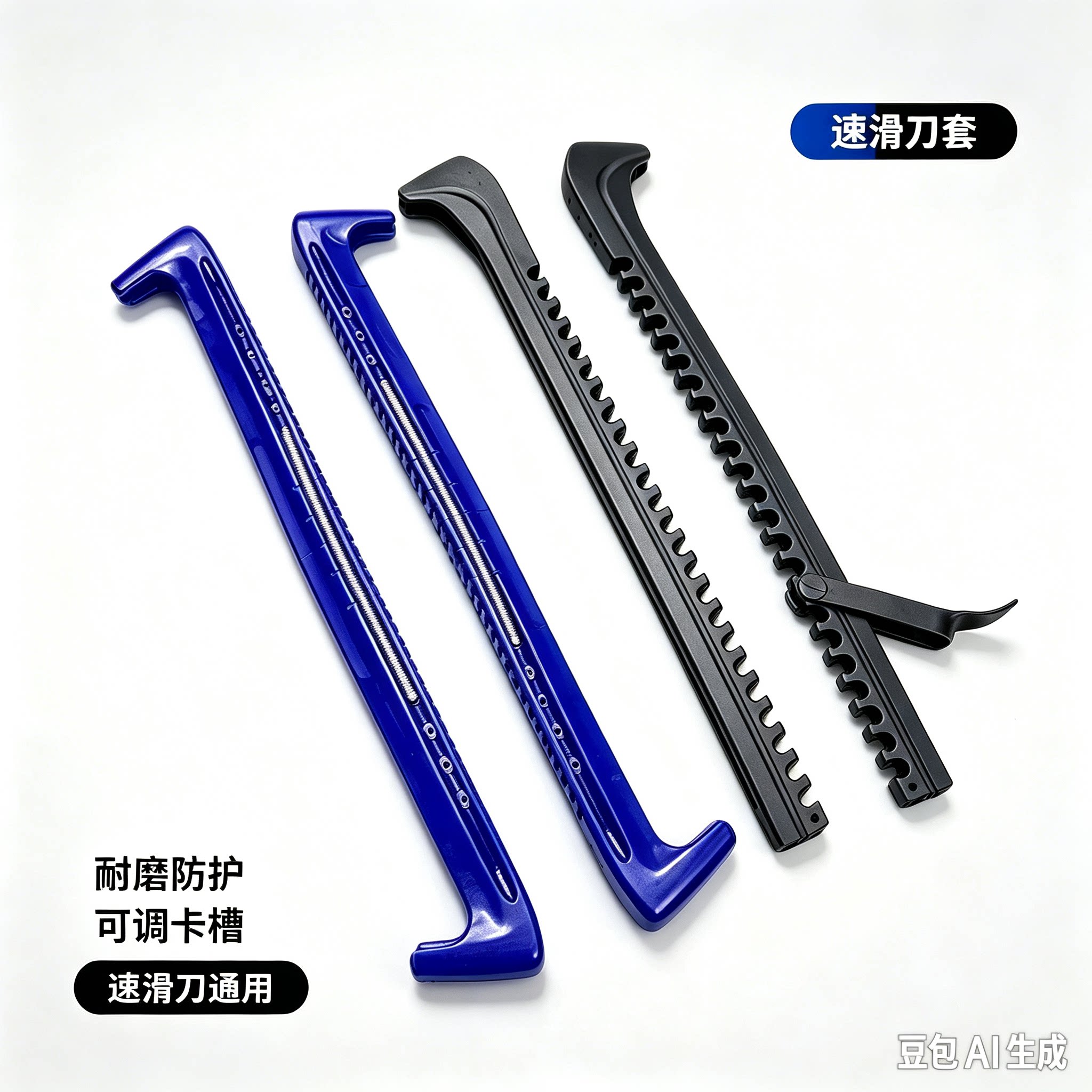 冰刀保护套冰刀刀套冰刀速滑保护套可调节成人儿童可用