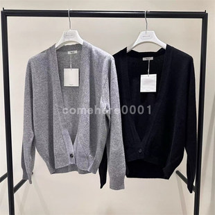 现货速发韩国东大门代购masculine2025秋冬新款一粒扣针织开衫